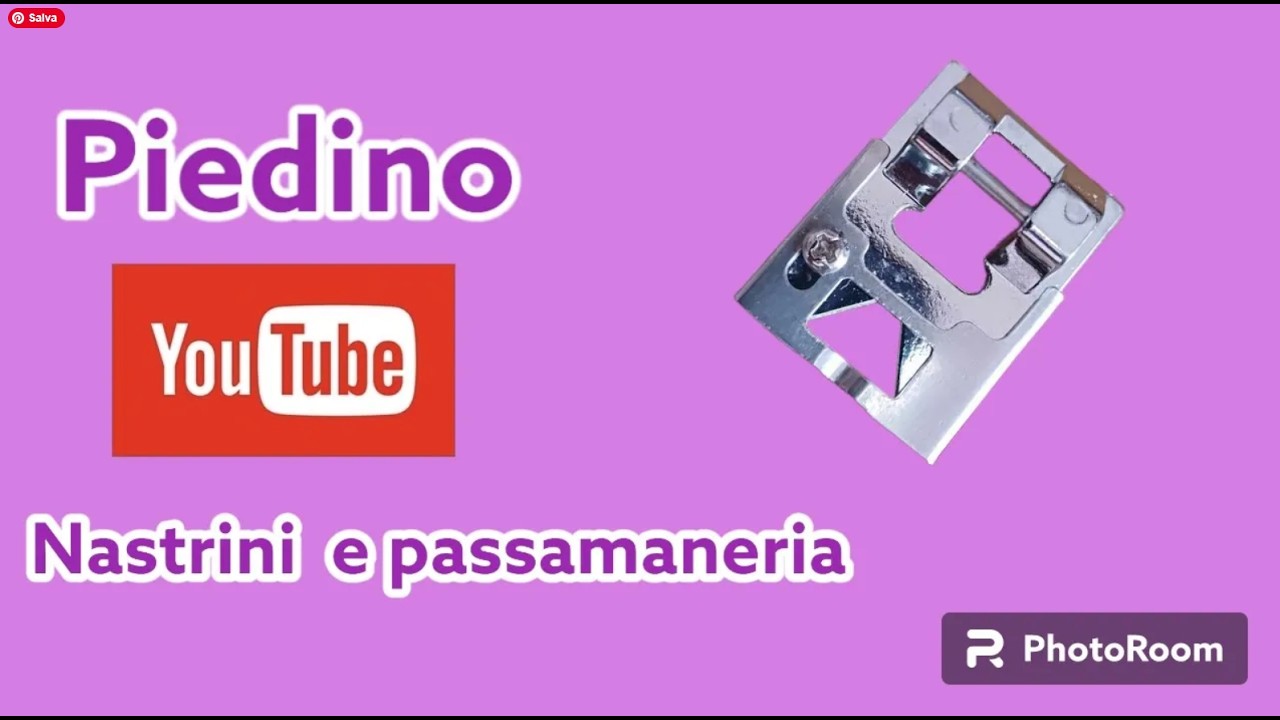 Piedino trecce, nastri e passamaneria