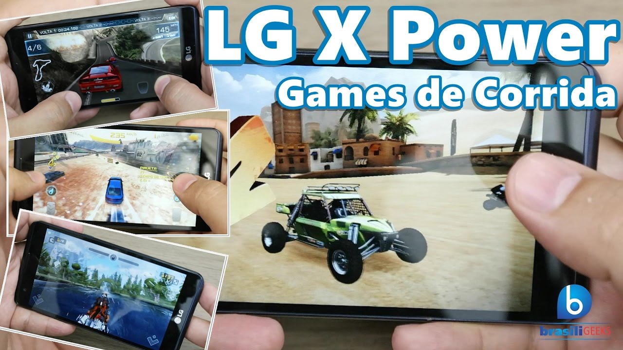 LG X Power - Games de Corrida (Teste de Jogos)