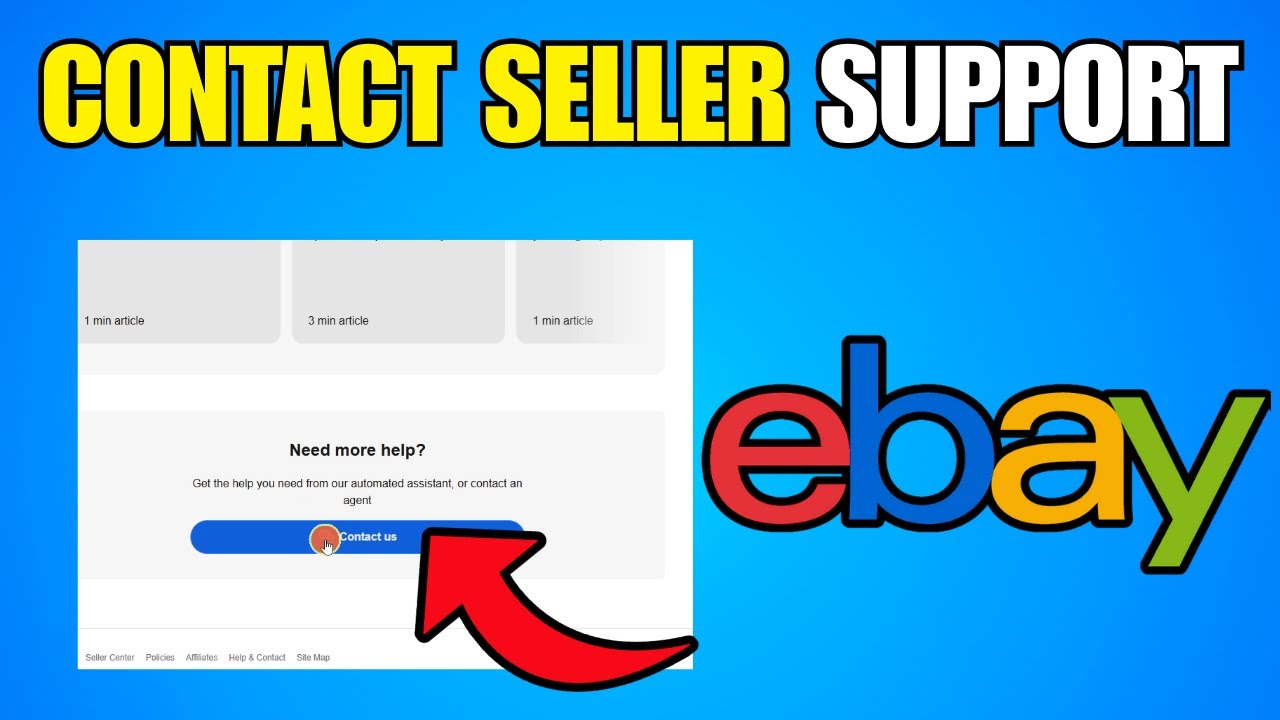 How To Contact eBay Seller Support (Step By Step Guide)