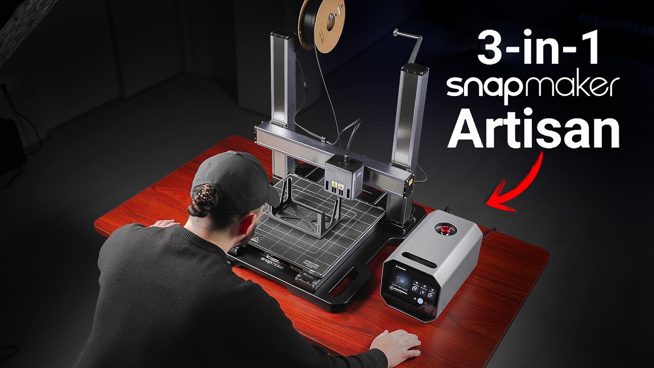 Probamos la Snapmaker Artisan: Impresión 3D, Corte Láser y CNC ¿Vale su Precio?