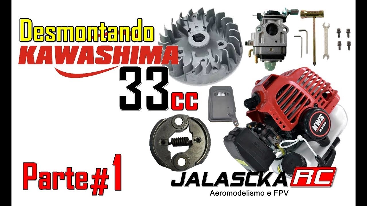 Desmontando Motor Kawashima 33cc Parte# 01