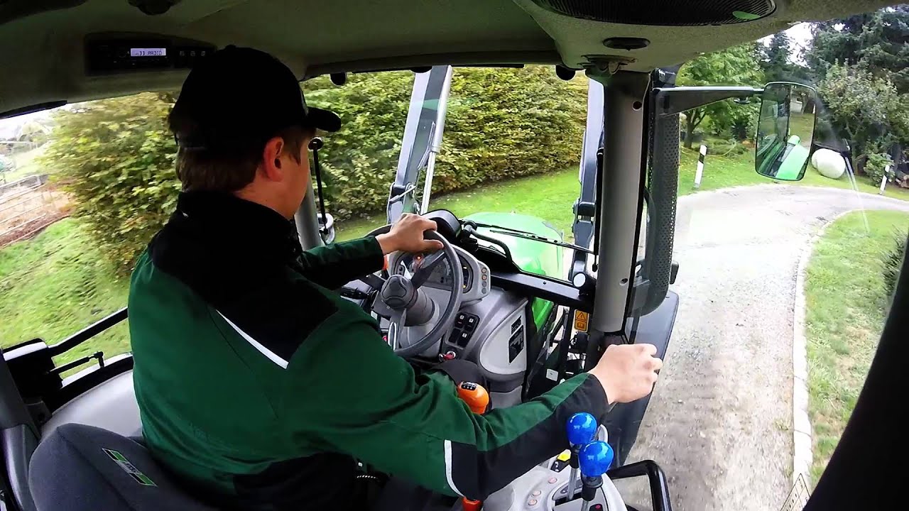 Silageballen Fahren mit Deutz-Fahr Seirie 5 #landwirt100k
