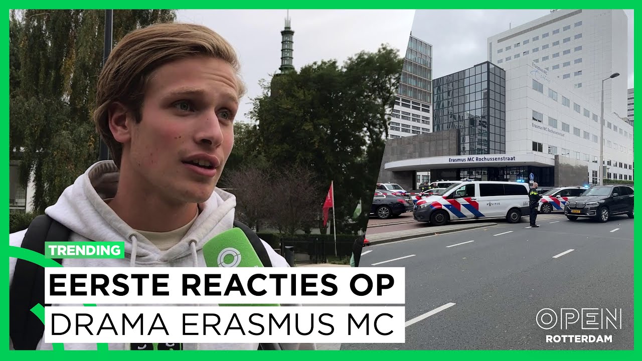 Studenten en ziekenhuispersoneel aangeslagen na Erasmus MC-drama: 'Heel treurig' | TRENDING