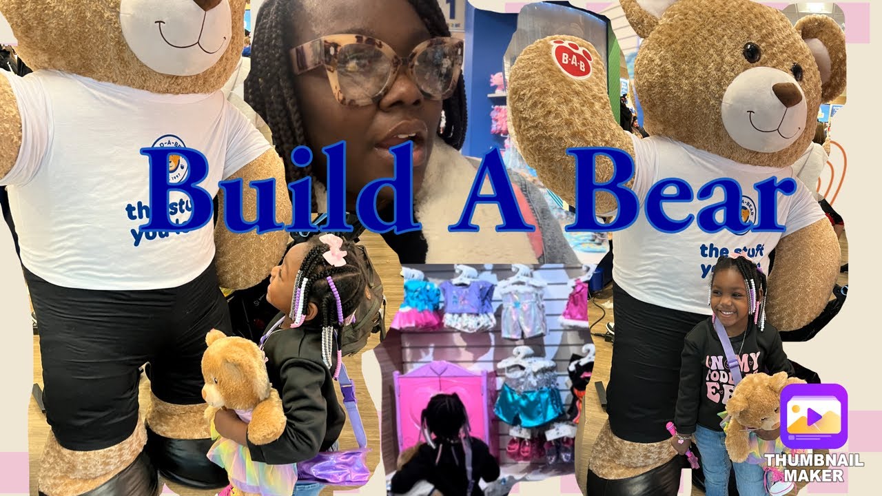 🛍SHOPPING & BUILD A 🧸 BEAR WORKSHOP W/MY 3 yrs old TODDLER! #trending #vlog