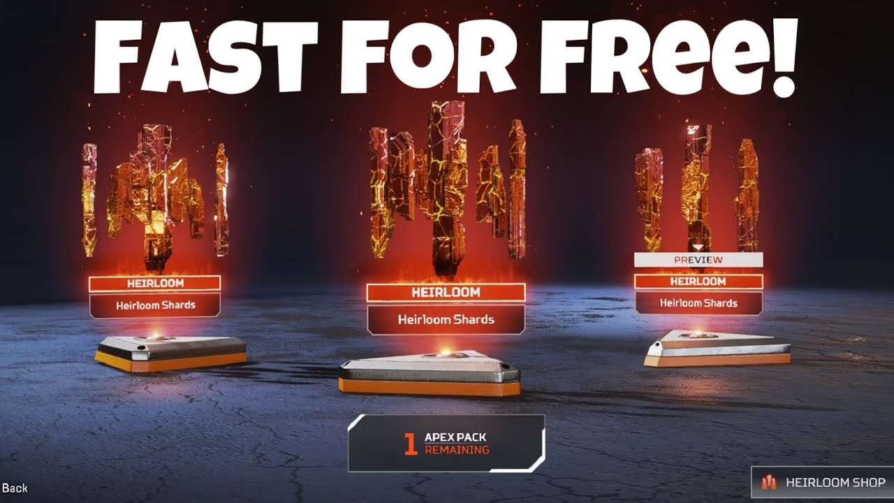 How to get Free Heirloom Shards in Apex Legends