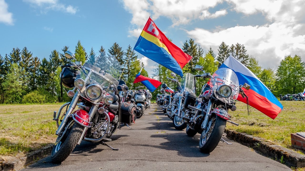 Wizyta Rosyjskich Motocyklistów w Braniewie 04.05.2014r.