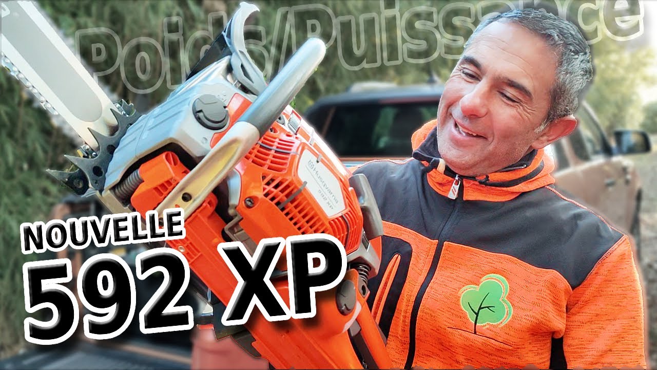 HUSQVARNA 592 XP - Démarrage & Ressenti