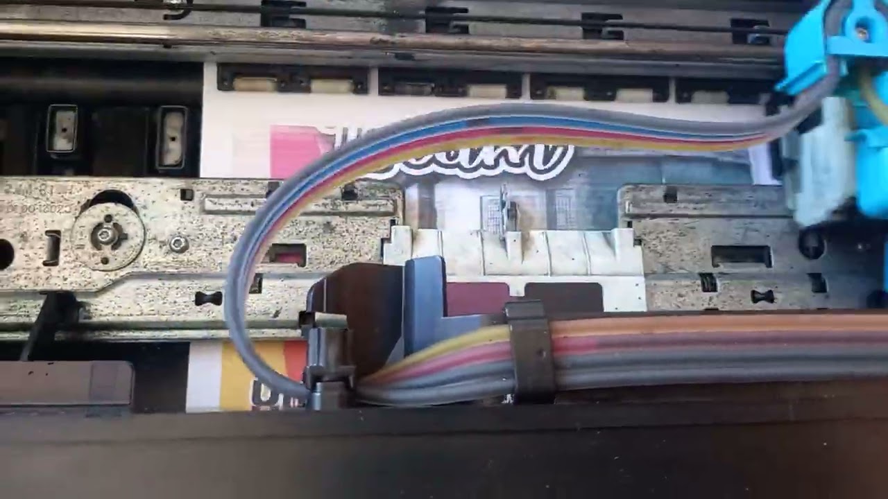 Cara Liat Aliran Tinta pada selang di printer HP ink Tank 315