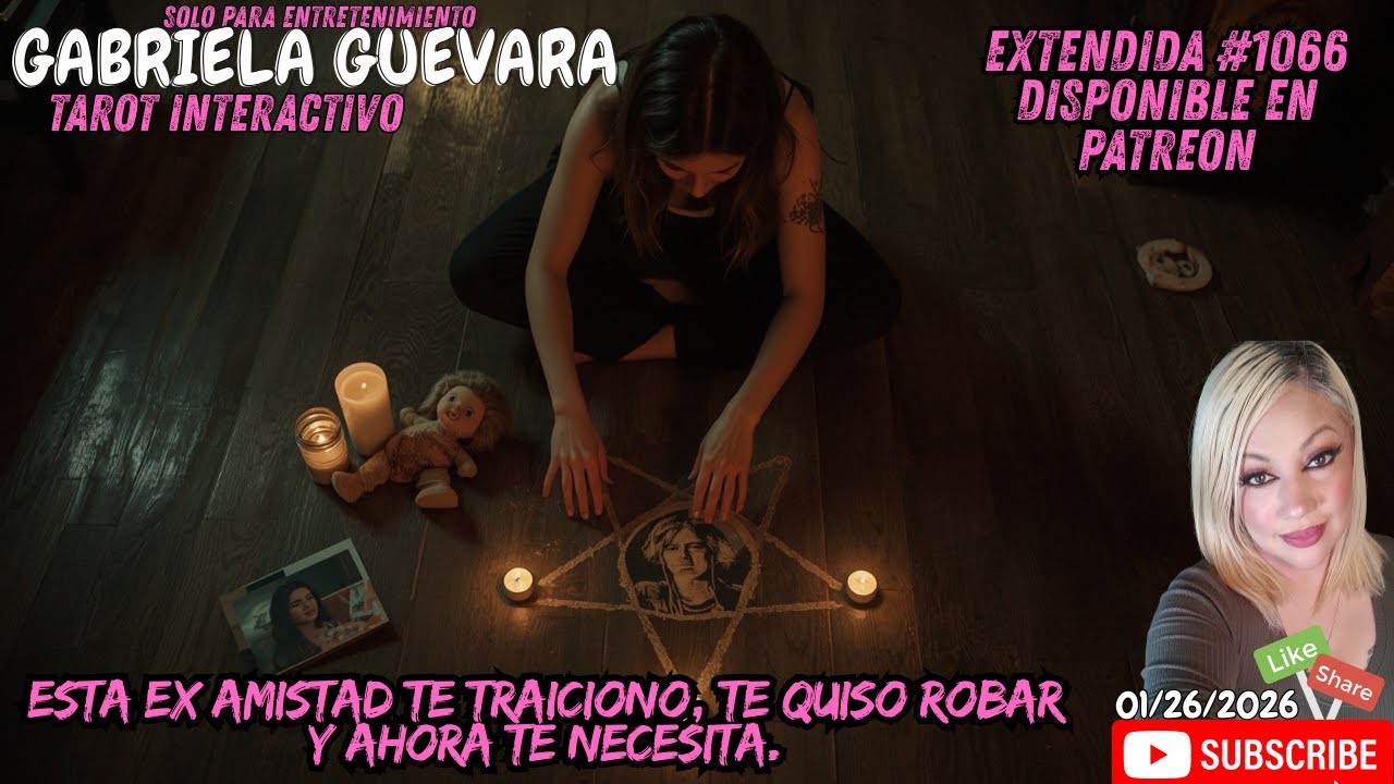 Esta EX amistad te traiciono, te quiso robar y ahora te necesita. Tarot. EXTENDIDA #1066