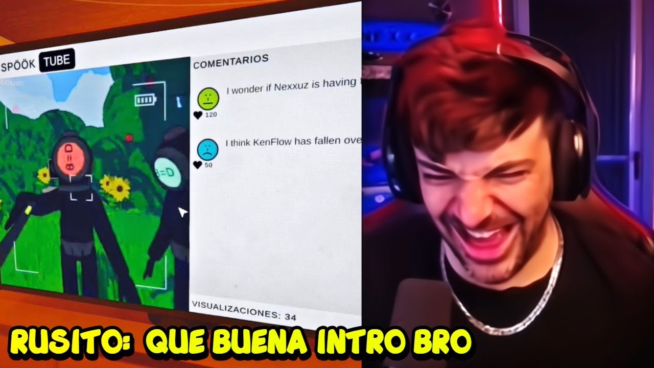 NEXXUZ hace la MEJOR INTRO para su canal en CONTENT WARNING XDD