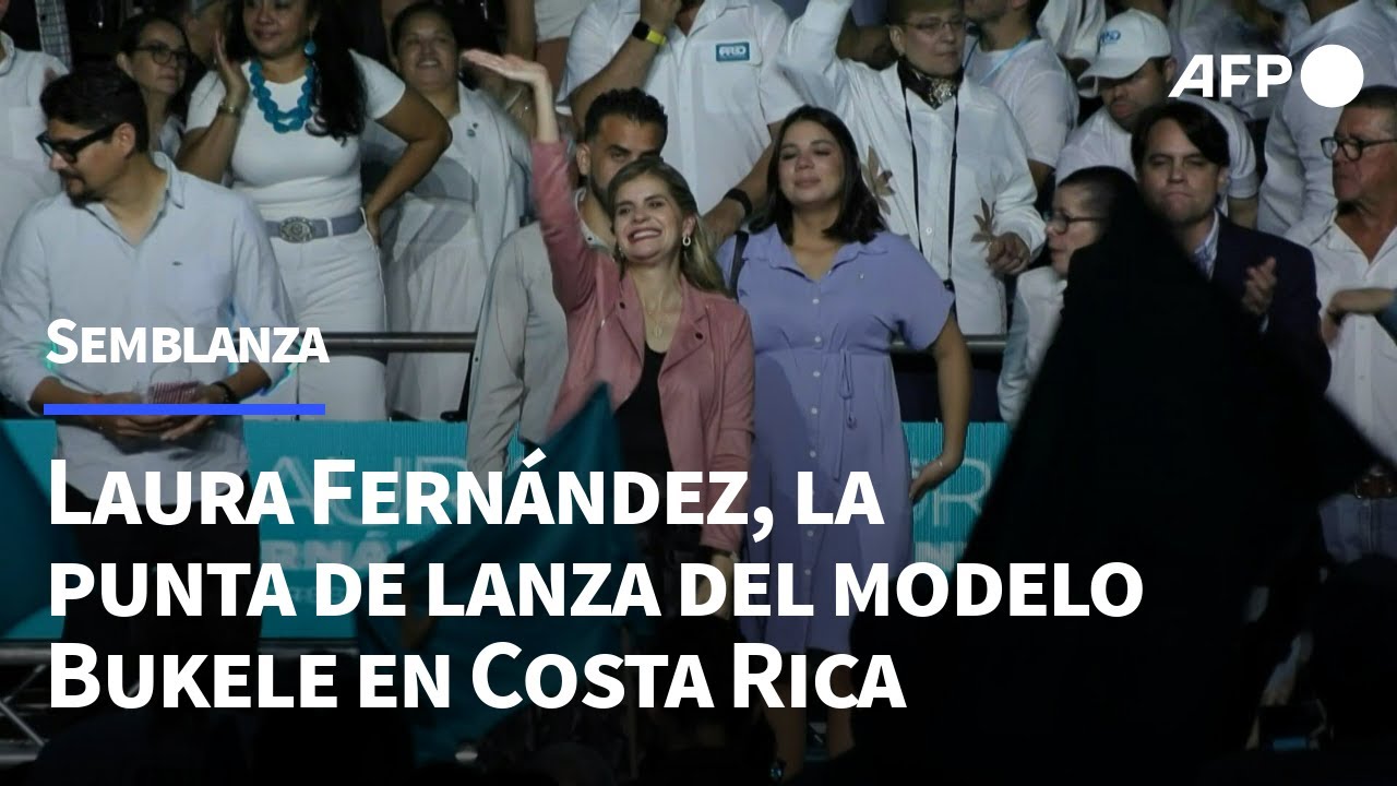 Laura Fernández, la punta de lanza del modelo Bukele en Costa Rica | AFP