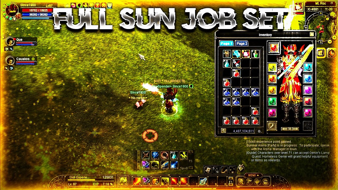 FULL SUN JOB SET NE KADAR ÖNEMLİ ❓️ | Silkroad Online - Veda#10