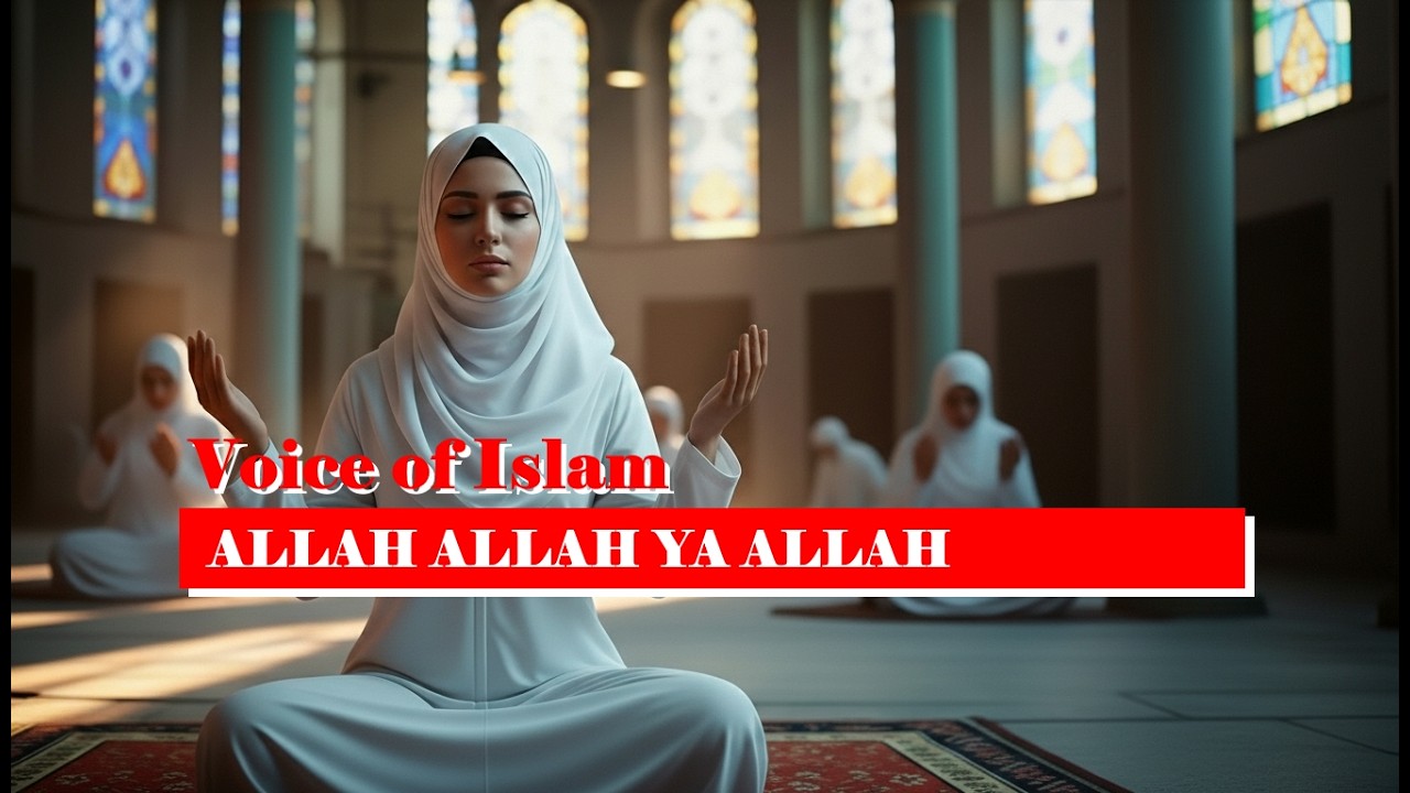 ALLAH ALLAH YA ALLAH. The Most Beautiful Dhikr for Inner Peace. Islamic Dhikr. #islamic #dhikr