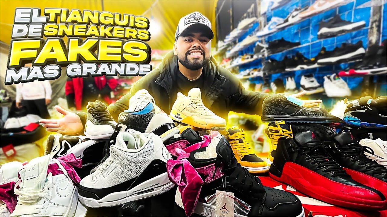 Visité el TIANGUIS de SNEAKERS FAKE más GRANDE de TODO MÉXICO