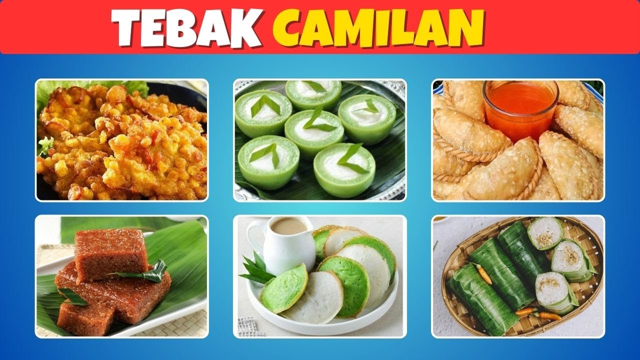 Tebak Camilan Khas Indonesia | 99% Orang Indonesia Pernah Makan Ini! Kamu Bisa Tebak Namanya?