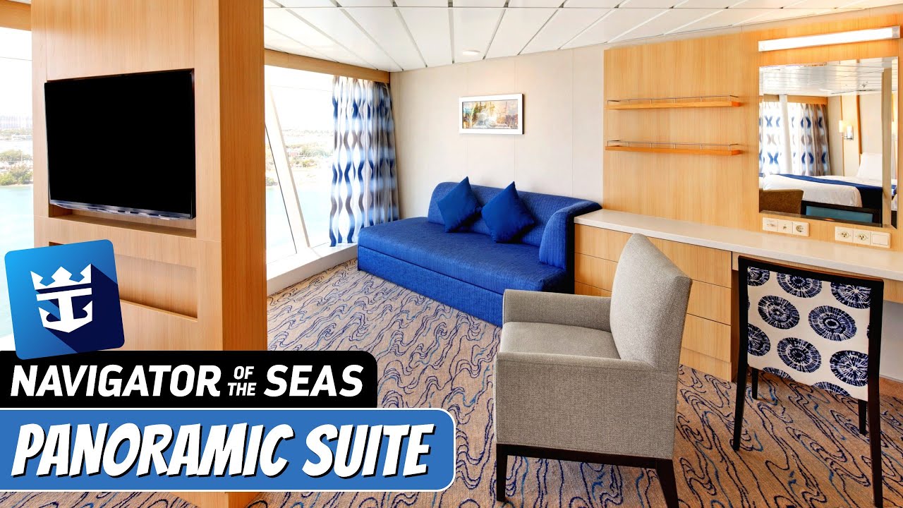 Navigator of the Seas | Ocean View Panoramic Suite Walkthrough Tour & Review 4K | Royal Caribbean