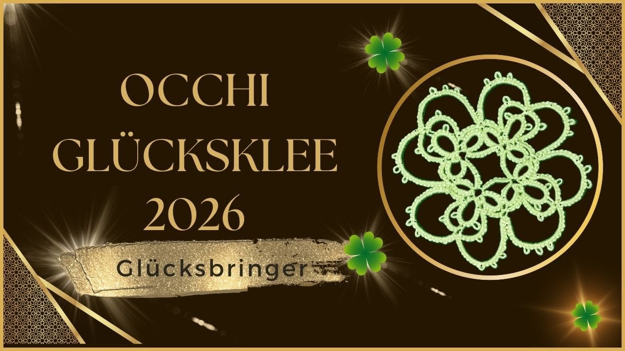 Occhi-Anleitung: Glücksklee als Glücksbringer für 2026