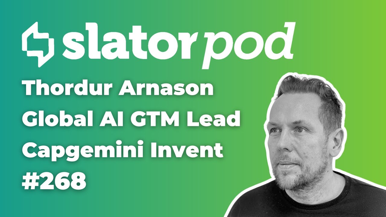 # 268 Thordur Arnason on Why Capgemini Is Building an AI Speech Translator