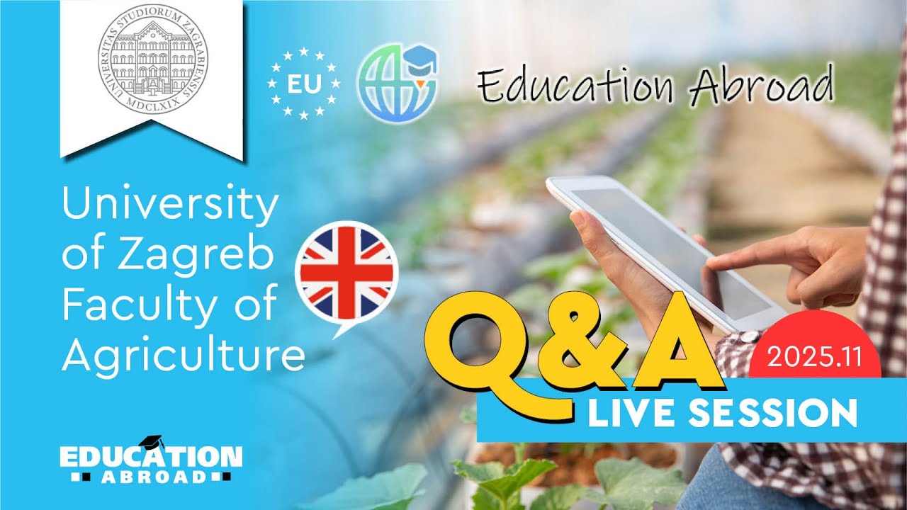 University of Zagreb Faculty of Agriculture | Study in Croatia 🇭🇷 | Admission, Scholarships | Q&A