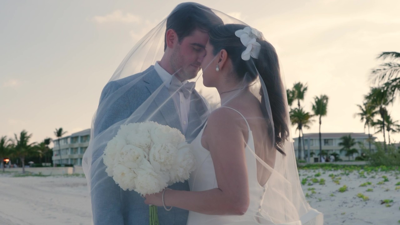 Romantic Moon Palace Cancun Wedding Film | Alba & Matthew