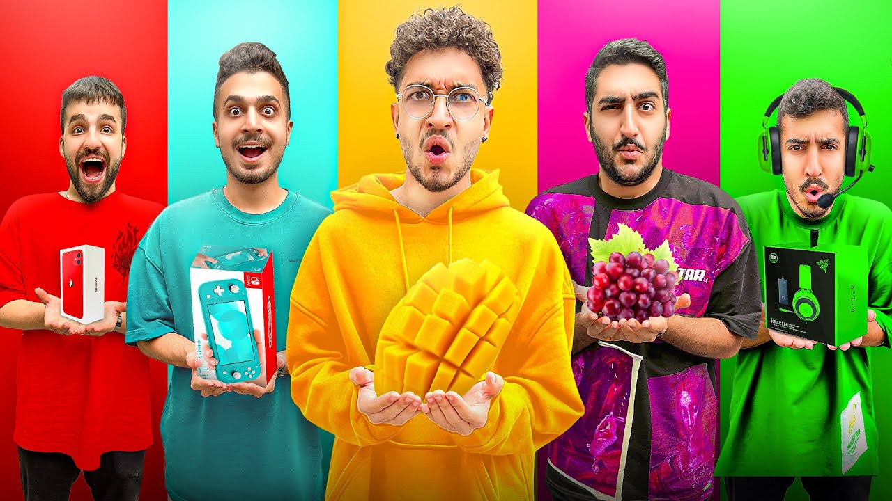 یک ساعت وقت داریم تا چیزای همرنگ خودمون رو بخریم💸🍋