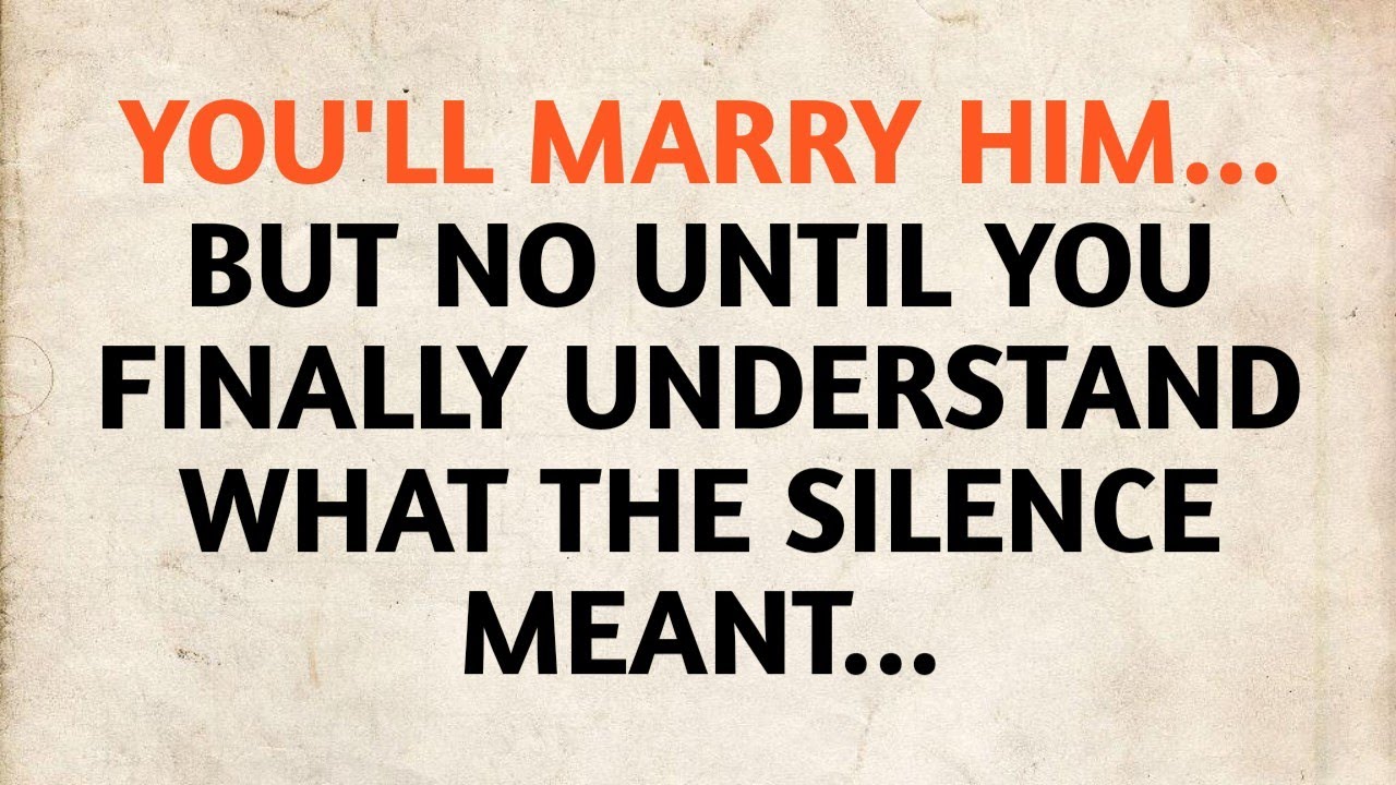 💌 You’ll marry him… but not until you finally understand what the silence meant...💘 Universe Message