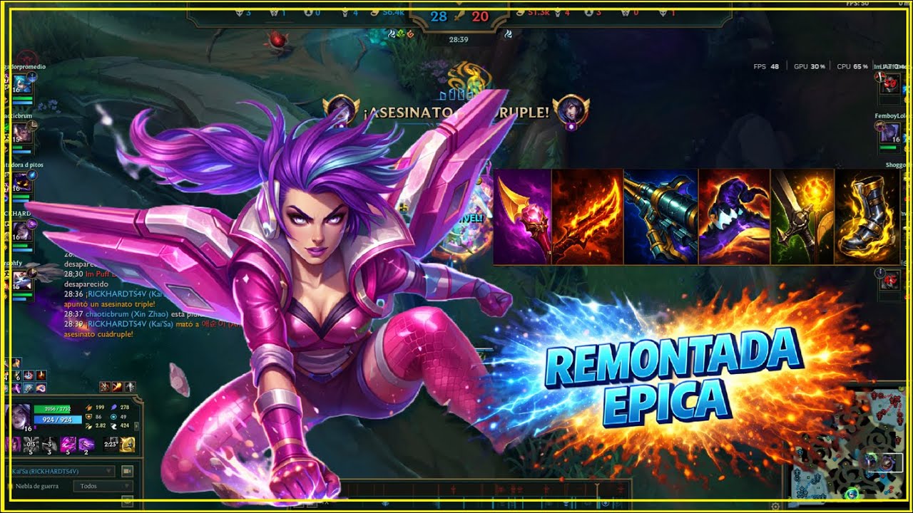 ME TOCÓ EL MEJOR SOPORTE PARA REMONTAR!!!-  카이사가 뒤에서 다시 나타납니다 - Kaisa League Of Legends
