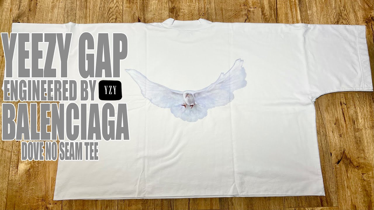 YEEZY GAP ENGINEERED BY BALENCIAGA DOVE NO SEAM TEE!