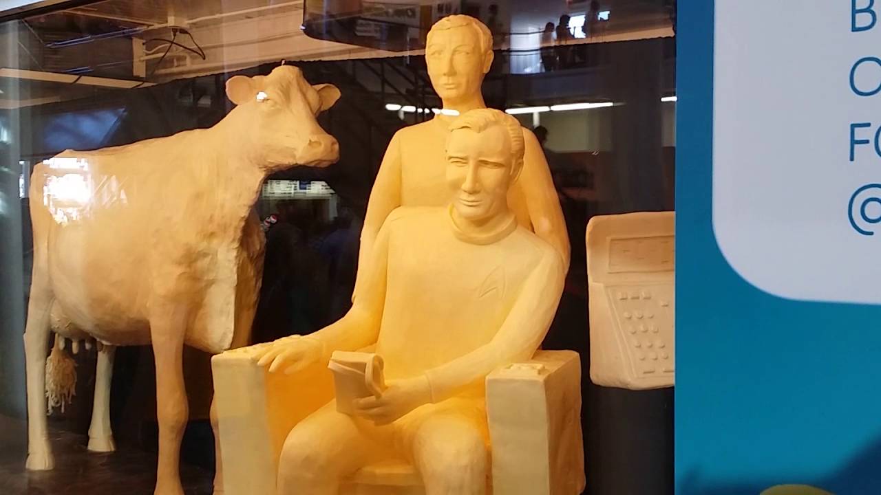 Butter Cow & Star Trek! Iowa State Fair 2016