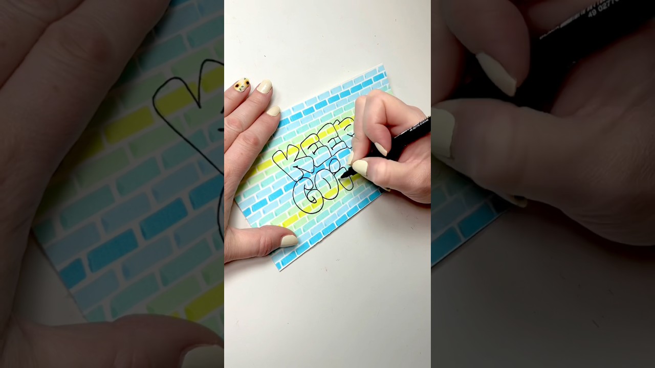 Making Highlighter Bricks & Graffiti Lettering | Keep Going