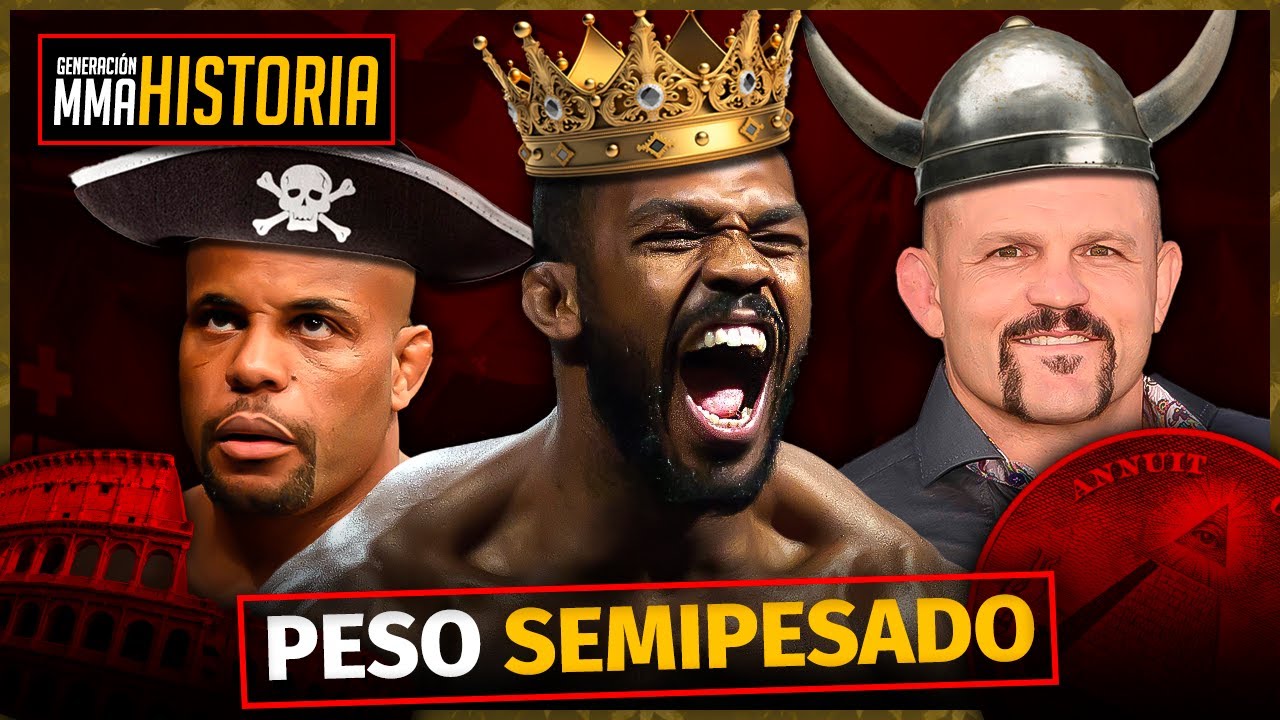 EL PESO SEMIPESADO - HISTORIA de la UFC: Jones, Pereira, Chuck Liddell, Randy Couture, Cormier...