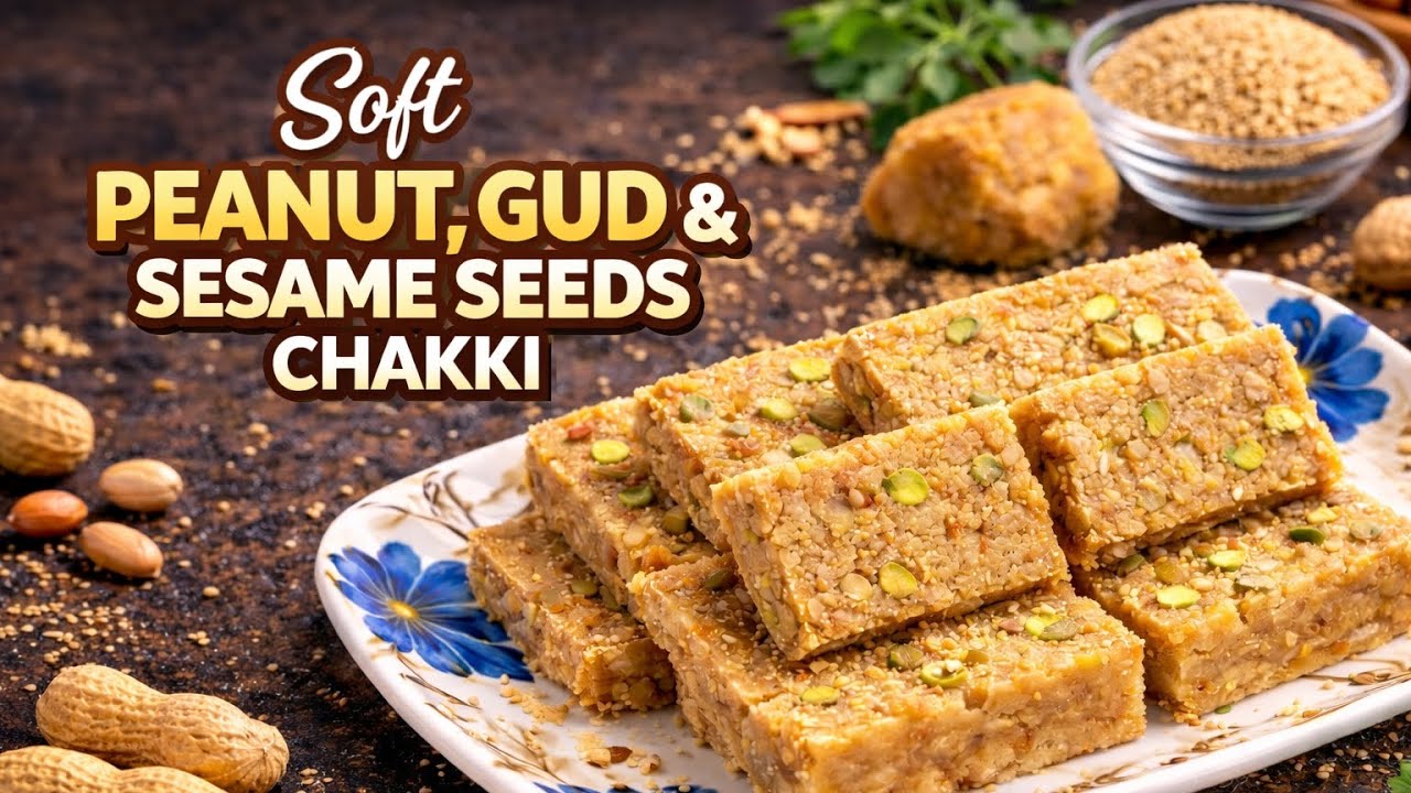 Mahashivratri Special | Til Mumfali Gud Chakki | Healthy & tasty Jaggery Sweet | Ap kya bhog lagate?