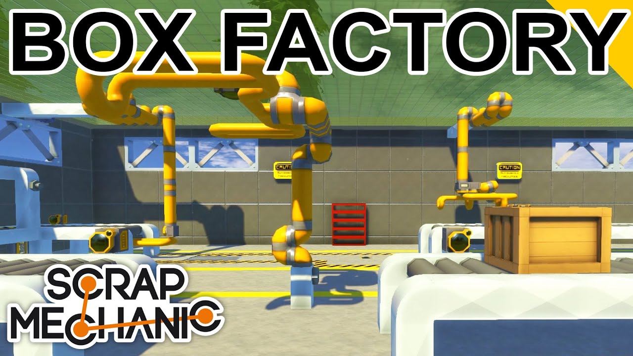 AUTOMATED FACILITY ( Factory with robotic arms ) Scrap Mechanic