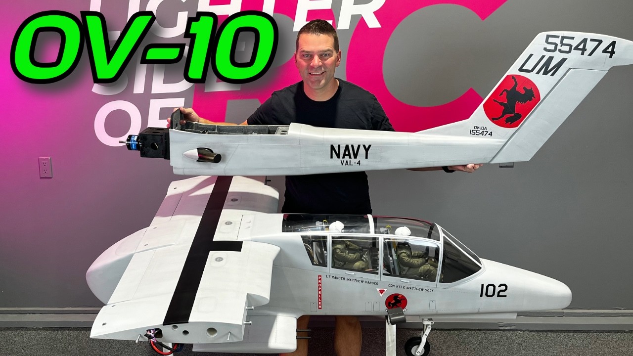 Watch The Epic Evolution Of The Hangar 9 Ov-10 Bronco Rc Airplane