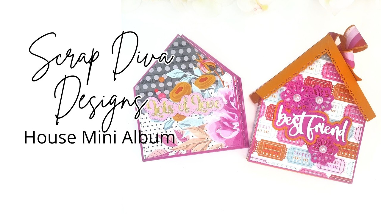 Мини-альбом «Домик» от Scrap Diva Designs