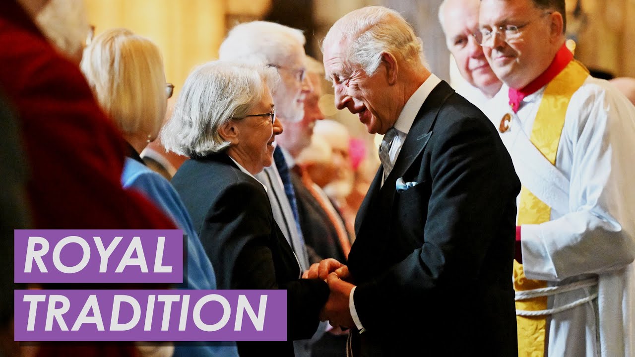 King Charles Hands Out Purses of Maundy Money Coins at Royal Maundy Service