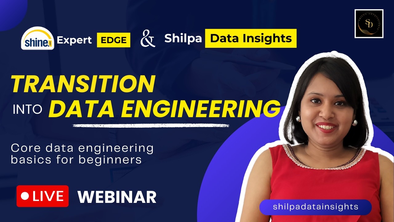 How to Start a Career in Data Engineering  in 2026 (Practical Roadmap) | Webinar with @Shine.com
