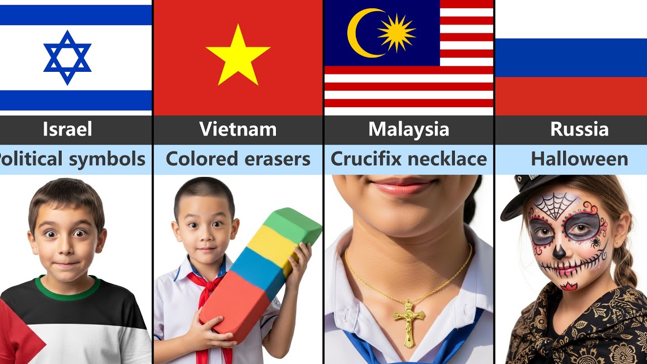 Why Students Get Suspended From School (By Country)