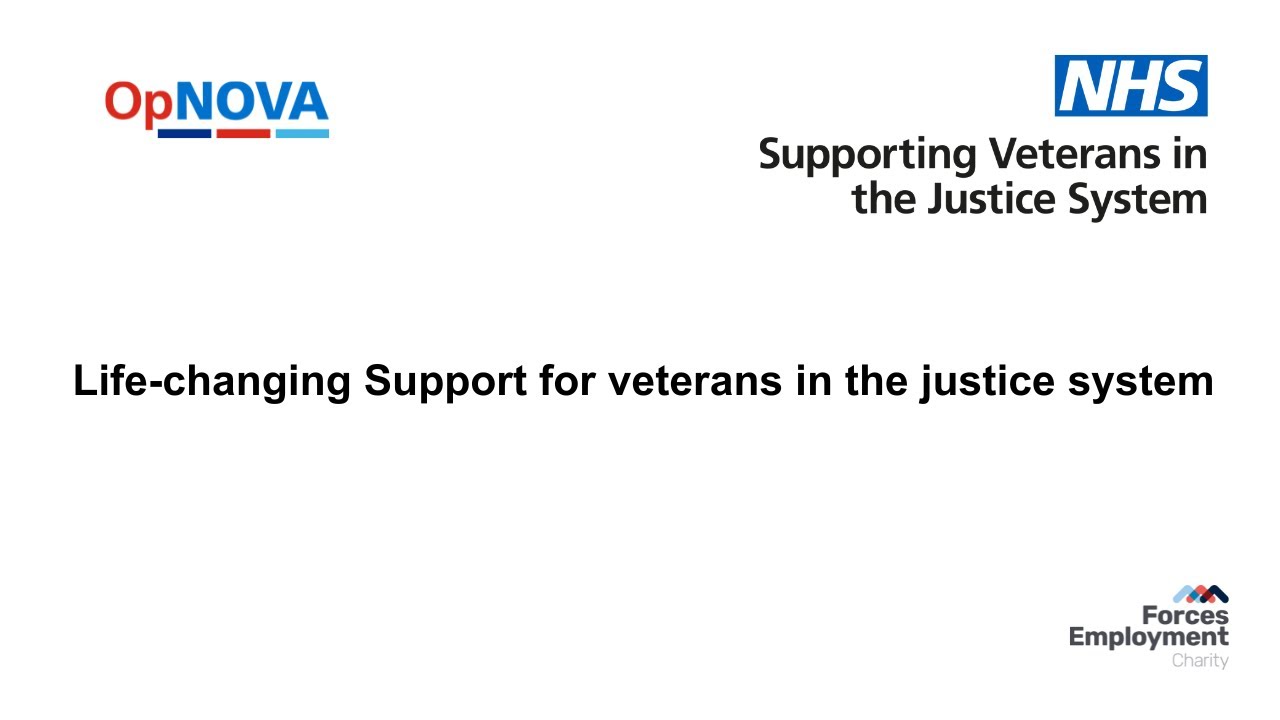 Life-changing support for veterans in the justice system