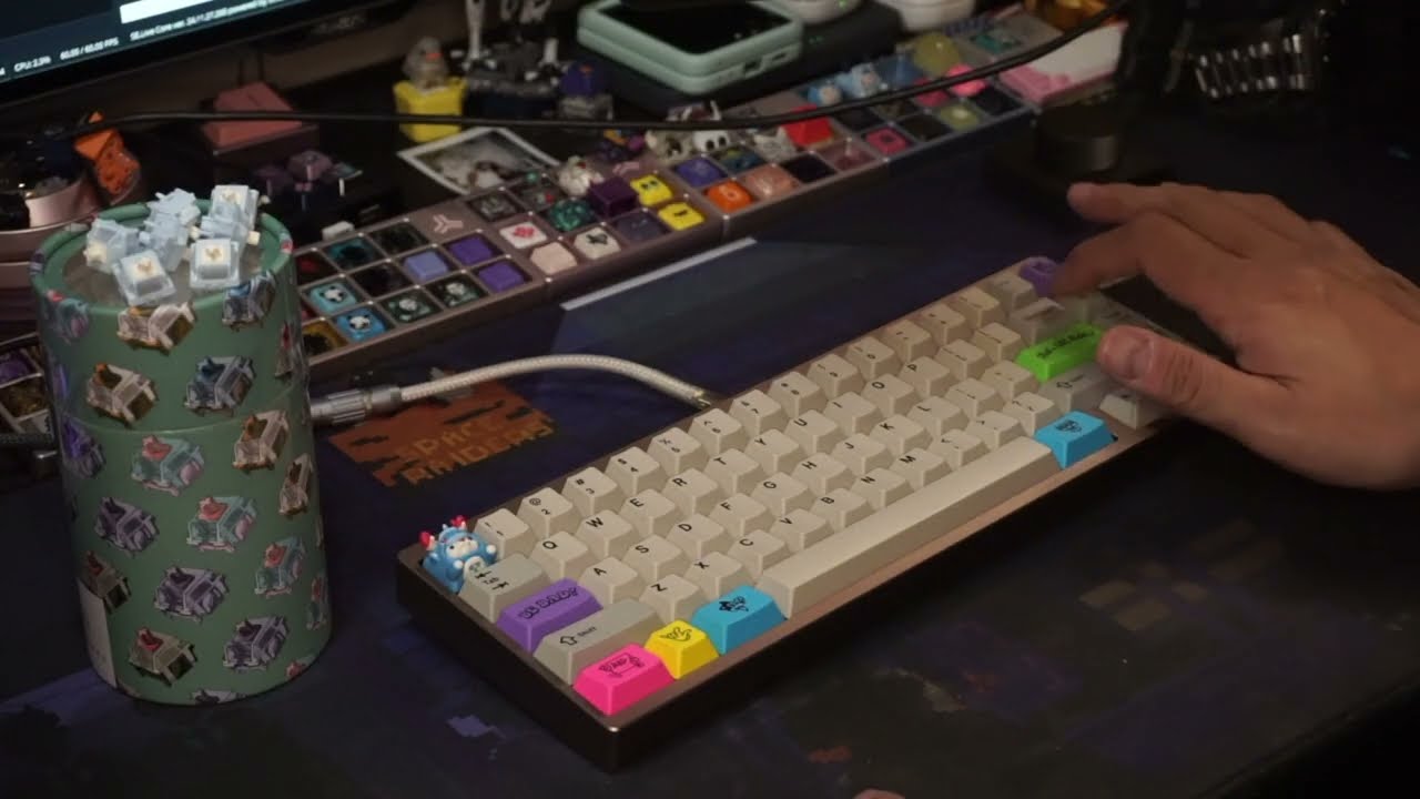 HMX Yogurt V2 vs V1 Sound Test | Neo65 Core Plus | CF Plate | No Foam | GMK