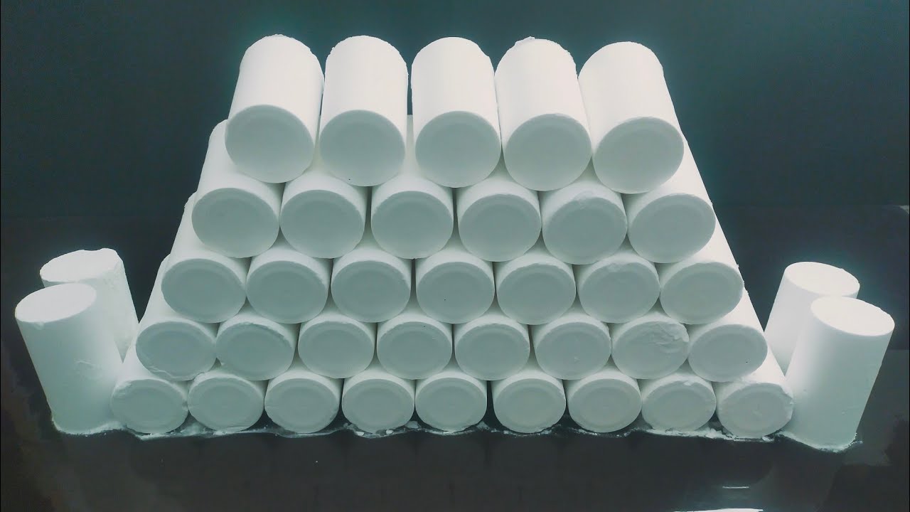🥂Huge cylinder crush baking soda asmr crushing #subscribe 👇