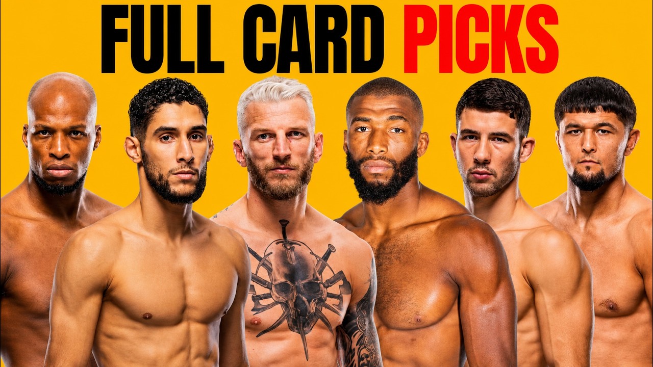 UFC Paris: Парнасс против Хукера &mdash; прогноз и разбор всех боёв карда