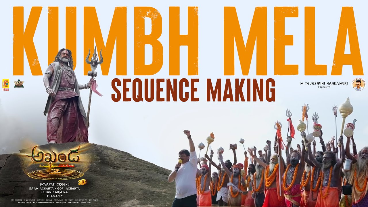 #AKHANDA2 - KUMBH MELA Sequence Making | Nandamuri Balakrishna | Boyapati Sreenu | Thaman S