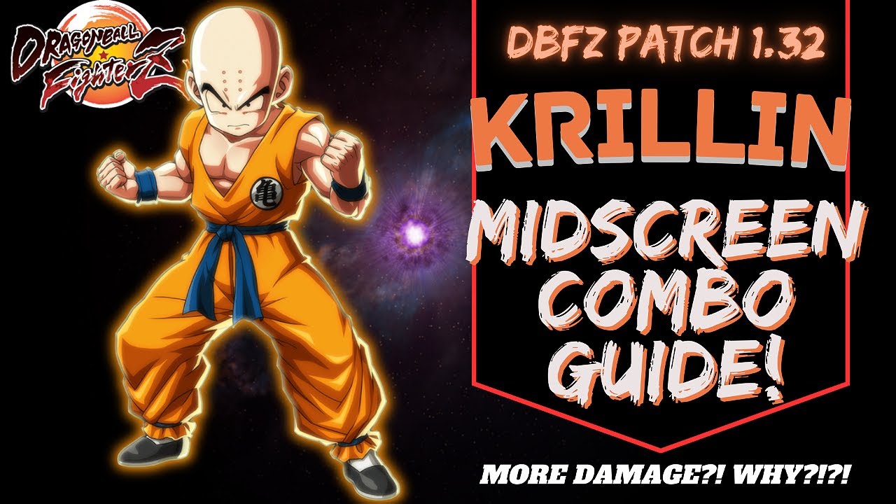 [Obsolete] DBFZ Krillin Combo Guide | V1.32 (New Midscreen combos!)
