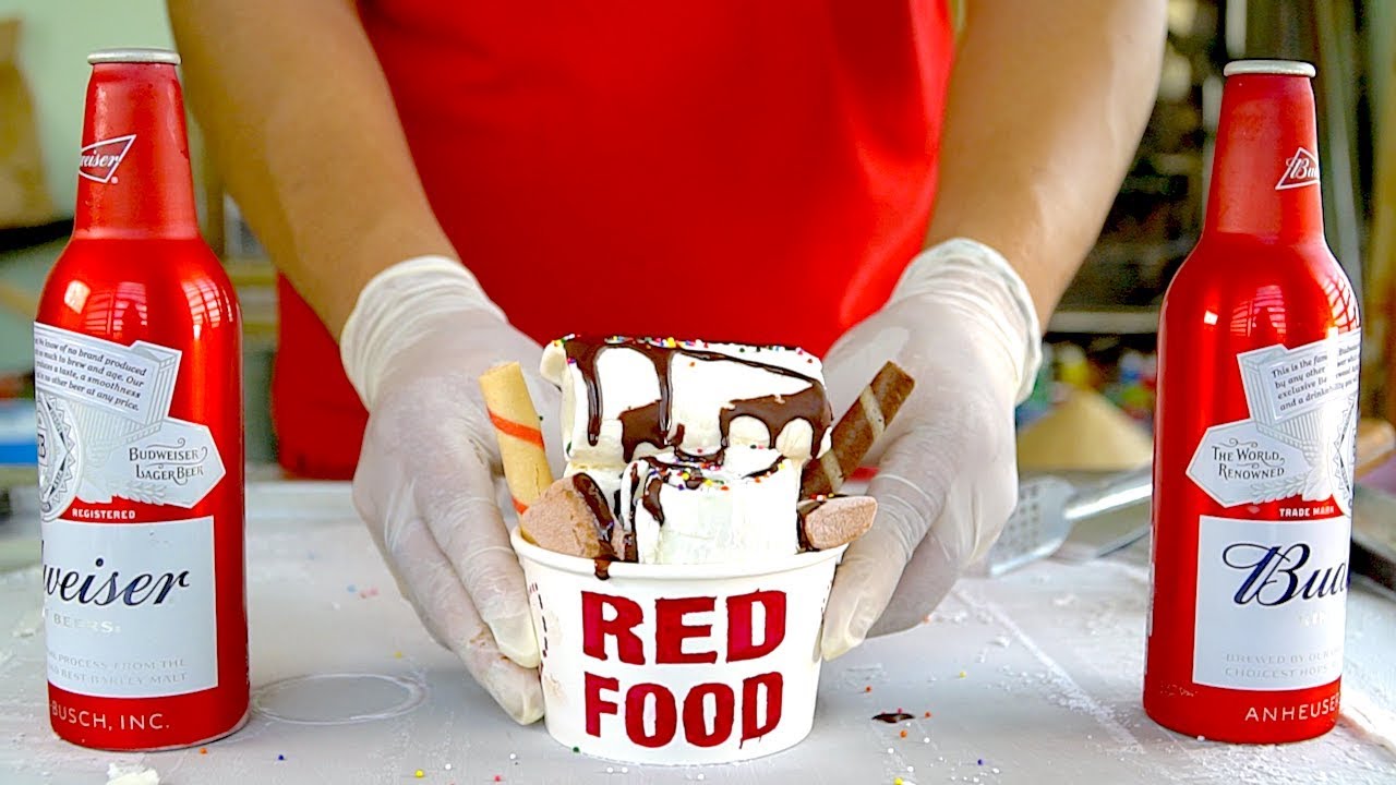 American Budweiser King of Beer Ice Cream!!