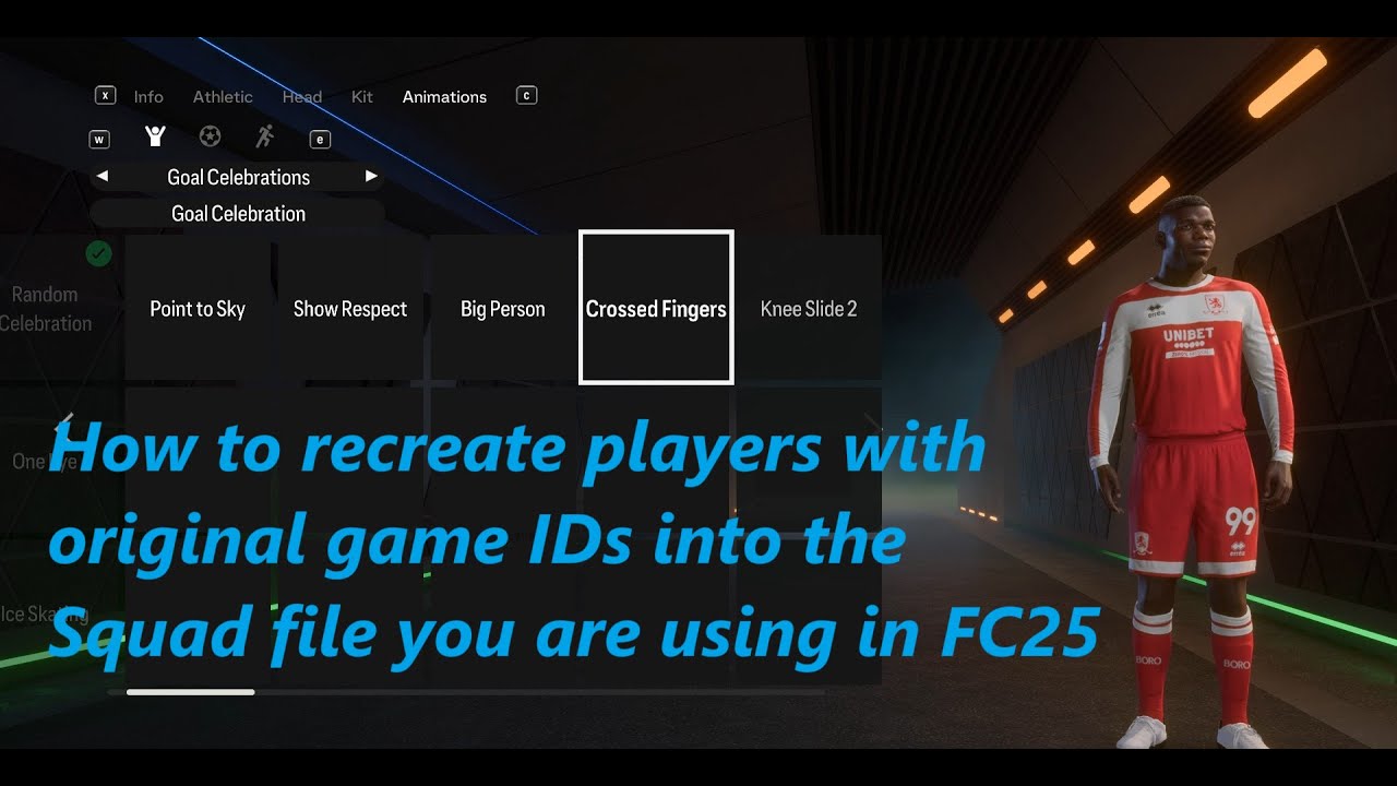 FC25 - How to get hidden players in FC25 game and save them to the squad you are playing