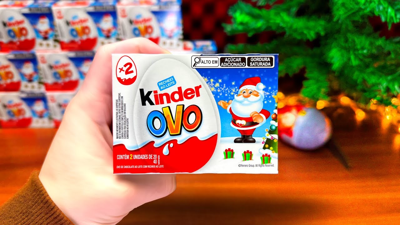 Nova edição Kinder Ovo ESPECIAL DE NATAL!