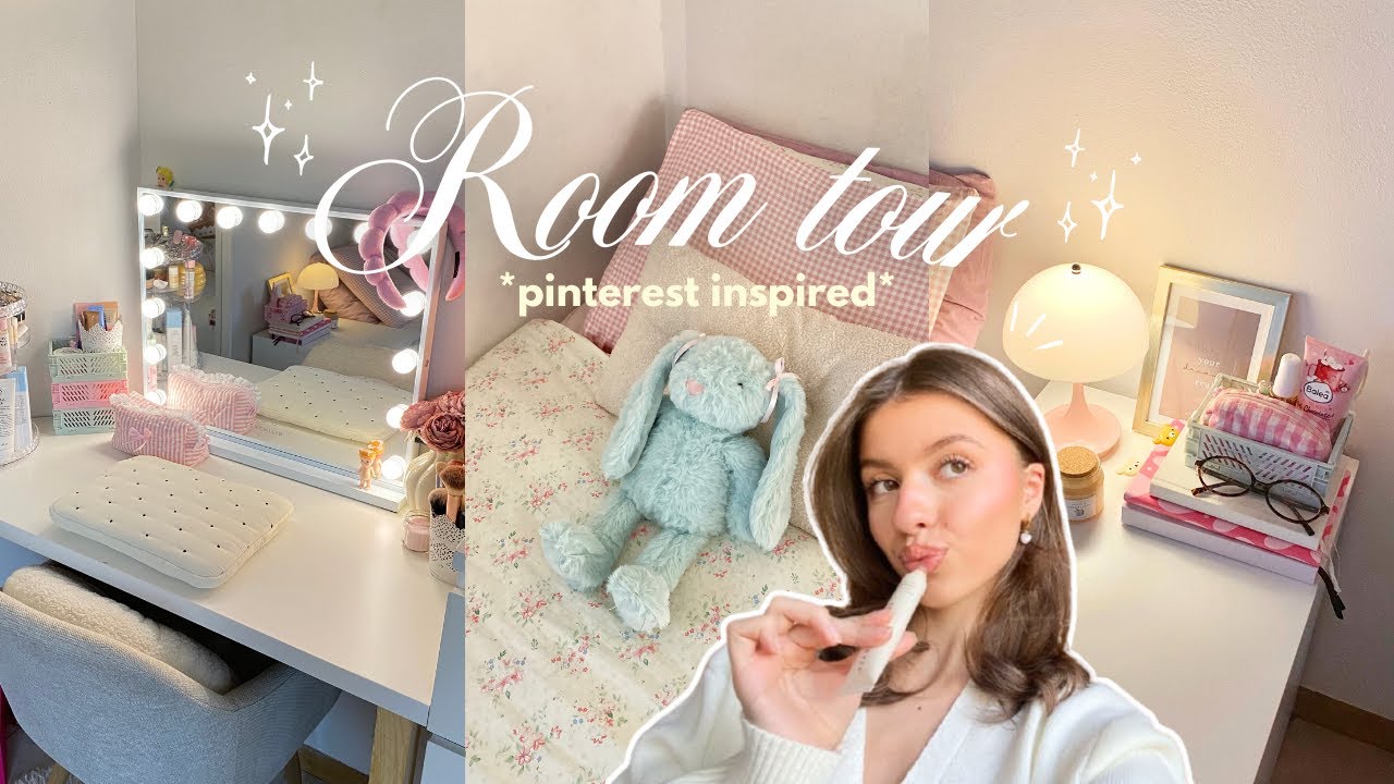 NEW ROOM TOUR | *pinterest aesthetic, cozy girly room* ⭐️🩰🪽🎀