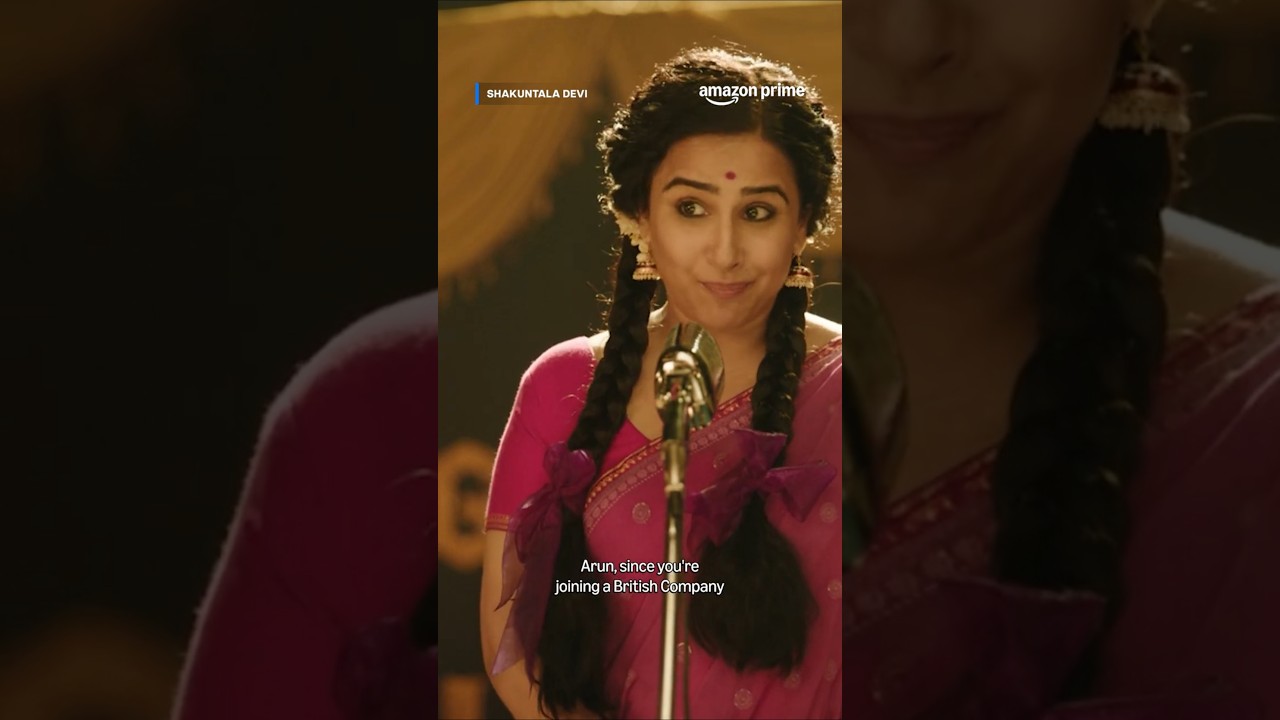 This scene will blow your mind 😱 | Vidya Balan | Shakuntala Devi | #primevideoindia #shorts