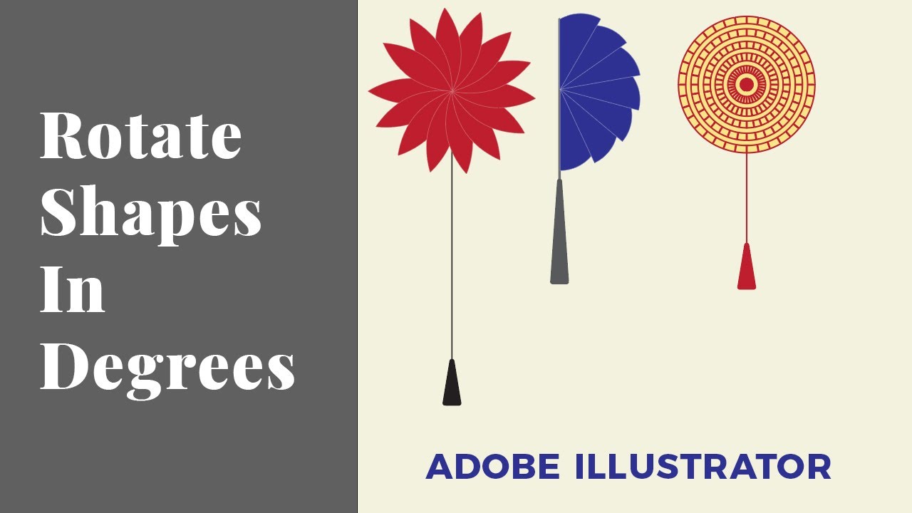 Rotation with Degrees in Illustrator